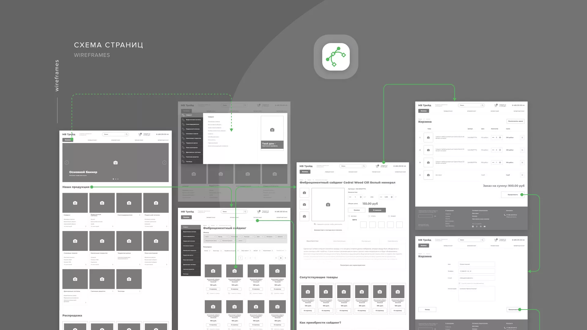 Разработка логотипа и сайта компании «МВ Трейд» в Дальнереченске